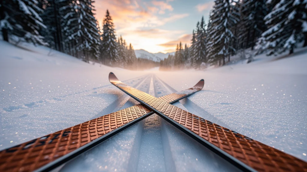 Des skis à écailles à l&rsquo;épreuve de la trace glacée du matin