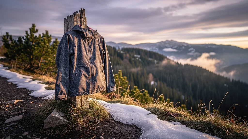 La veste coupe-vent qui a survécu à une saison de bises en Chartreuse
